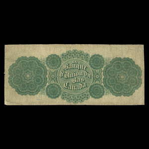 Canada, Union Bank of Lower Canada, 4 dollars : 1 mars 1866