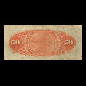 Canada, Bank of Toronto (The), 50 dollars : 2 février 1920