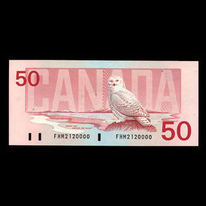 Canada, Banque du Canada, 50 dollars : 1988