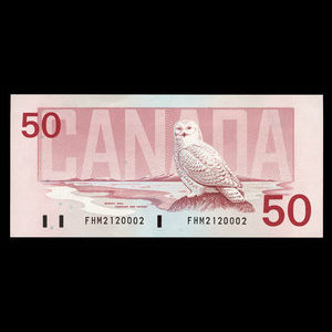 Canada, Banque du Canada, 50 dollars : 1988