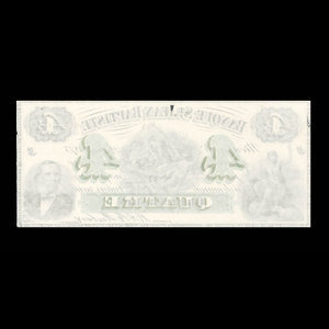 Canada, Banque St. Jean Baptiste, 4 dollars : 24 juin 1875