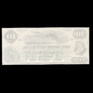 Canada, Dominion Bank, 10 dollars : 1 mai 1871