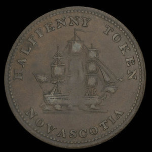 Canada, Starr & Shannon, 1/2 penny : 1815