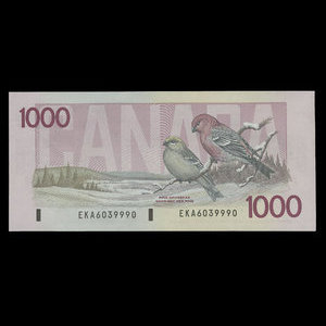 Canada, Banque du Canada, 1,000 dollars : 1988