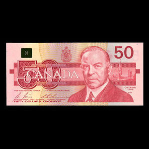 Canada, Banque du Canada, 50 dollars : 1988