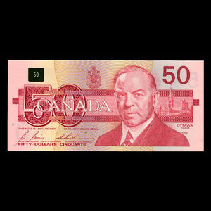 Canada, Banque du Canada, 50 dollars : 1988