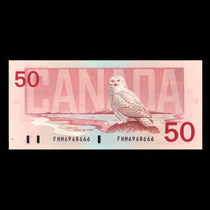 Canada, Banque du Canada, 50 dollars : 1988