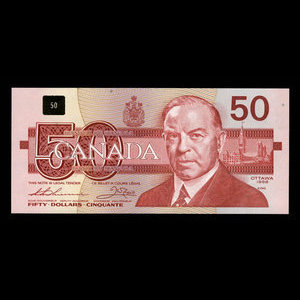 Canada, Banque du Canada, 50 dollars : 1988