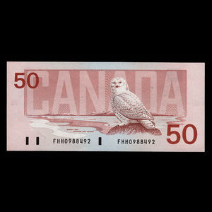 Canada, Banque du Canada, 50 dollars : 1988