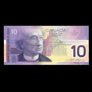 Canada, Banque du Canada, 10 dollars : 2001