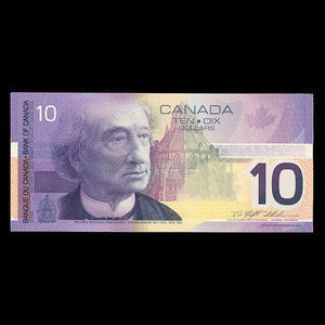 Canada, Banque du Canada, 10 dollars : 2001