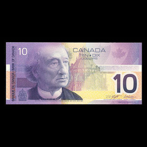 Canada, Banque du Canada, 10 dollars : 2001