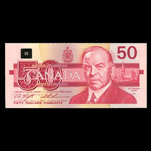 Canada, Banque du Canada, 50 dollars : 1989