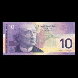 Canada, Banque du Canada, 10 dollars : 2001