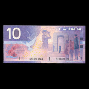 Canada, Banque du Canada, 10 dollars : 2001