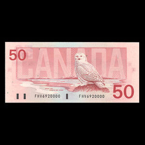 Canada, Banque du Canada, 50 dollars : 1988