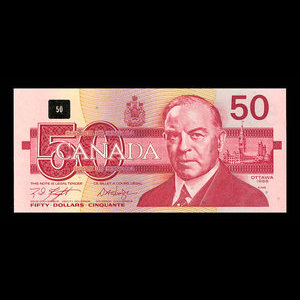 Canada, Banque du Canada, 50 dollars : 1988