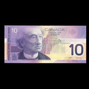 Canada, Banque du Canada, 10 dollars : 2001