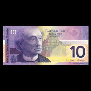 Canada, Banque du Canada, 10 dollars : 2001