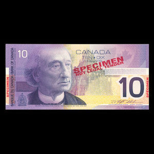 Canada, Banque du Canada, 10 dollars : 2001