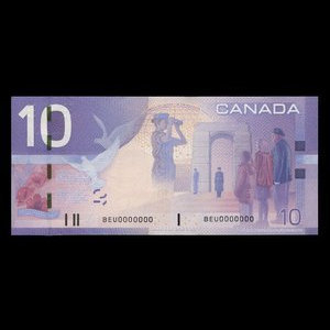 Canada, Banque du Canada, 10 dollars : 2005