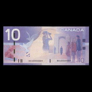 Canada, Banque du Canada, 10 dollars : 2005