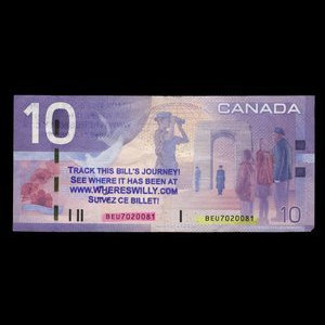 Canada, Banque du Canada, 10 dollars : 2005