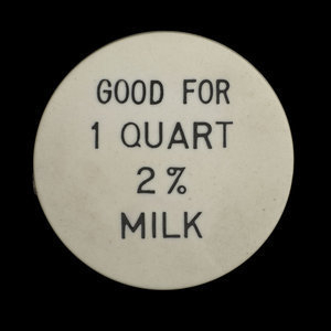 Canada, Model Dairies Limited, 1 pinte de lait 2% : 12 avril 1965