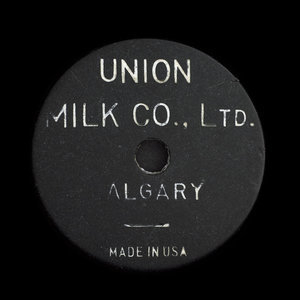 Canada, Union Milk Co. Ltd., 1 pinte de lait homogénéisé :