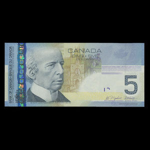 Canada, Banque du Canada, 5 dollars : 2006