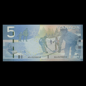 Canada, Banque du Canada, 5 dollars : 2006