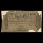 Canada, Charlotte County Bank, 1 livre(anglaise) : 1859