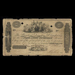 Canada, Bank of New Brunswick, 1 livre(anglaise) : 1 janvier 1831