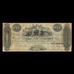 Canada, Bank of New Brunswick, 1 livre(anglaise) : 1 juin 1849