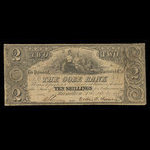 Canada, Gore Bank, 2 dollars : 2 septembre 1850