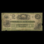 Canada, Commercial Bank of Canada, 2 dollars : 2 janvier 1860