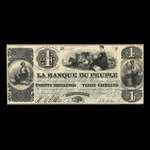 Canada, Banque du Peuple (People's Bank), 4 dollars : 1 mai 1847