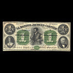 Canada, Banque Jacques-Cartier, 1 piastre : 2 janvier 1862