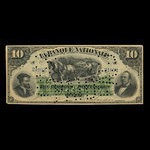 Canada, La Banque Nationale, 10 dollars : 1 mars 1883