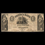 Canada, Henry's Bank, 1 dollar : 27 juin 1837