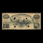 Canada, Summerside Bank of Prince Edward Island, 10 dollars : 1 février 1872