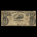 Canada, Banque de Montréal, 3 dollars : 1 mai 1844