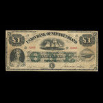 Canada, Union Bank of Newfoundland, 1 livre(anglaise) : 1867