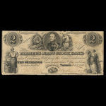 Canada, Farmer's Joint Stock Banking Co., 2 dollars : 1 février 1849