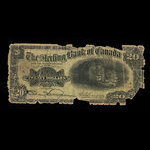 Canada, Sterling Bank of Canada, 20 dollars : 25 avril 1906