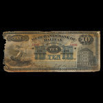 Canada, Merchants' Bank of Halifax, 10 dollars : 2 janvier 1896