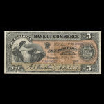 Canada, Canadian Bank of Commerce, 5 dollars : 1 mai 1912