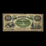 Canada, Banque de Québec, 10 dollars : 2 janvier 1863