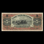 Canada, Union Bank of Canada (The), 5 dollars : 1 juin 1903