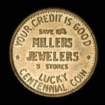 Canada, Millers Jewellers, aucune dénomination : 1958